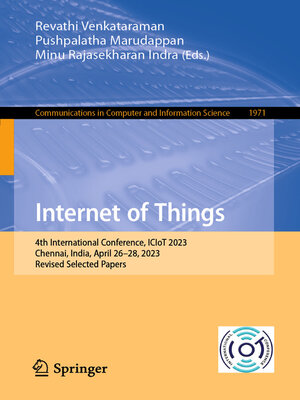 cover image of Internet of Things